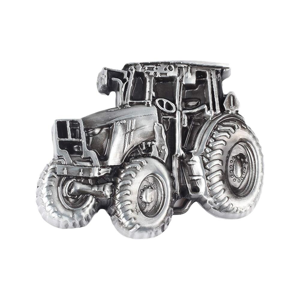 3533 Vintage Western Belt Buckle Metal Country Cowboy Belt Buckle , Tractor